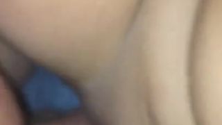 Small Dick Husband Fucks Wife after BBC with Cum still on Tits