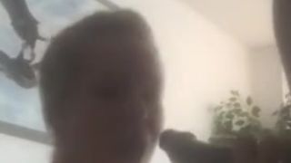 Cheating Wife Sucking Black Cock at Office