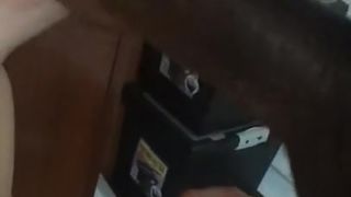 Cheating Wife Cumshot on Face by Monster Cock