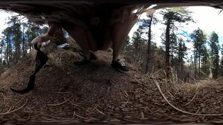 freckledRED Pees on A Public Trail 360 VR
