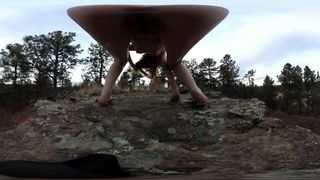 freckledRED Pees in Public on A 360 VR Camera