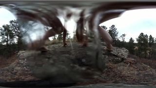 freckledRED Pees in Public on A 360 VR Camera