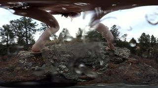 freckledRED Pees in Public on A 360 VR Camera