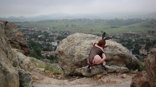 Kinky Bunny Squirts and Pees in Public | freckledRED
