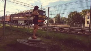 Public Flashing Train Drivers