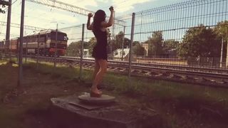 Public Flashing Train Drivers