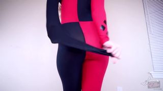 Harley Quinn Cosplay Farts Batman Face Farting