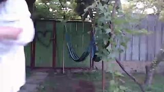 SexyMOANday naked in garden