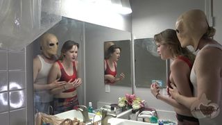 Step Son Tricks Mom for Halloween Sex with GIANT CREAMPIE! FULL VIDEO!