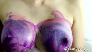 Glass Dildo Bath Fuck