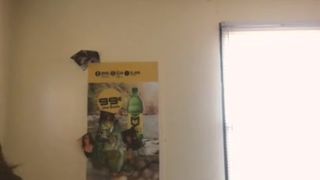 Boyfriend Fucks Sexy Green Eyed Girlfriend while Parents are Gone.