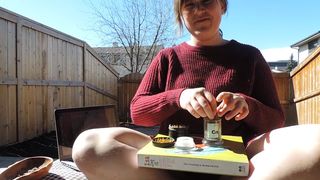 Teasing Hangout Mesh with Smokey Mouth Milky Mama