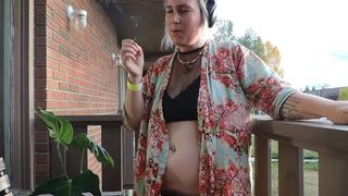 Outtake: just for Fun Outtake of Smoking and Dancing Naked on Deck