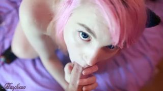 Step Sister gets a Mouthful!