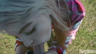 Fucking in the Park Leads to Accidental Creampie