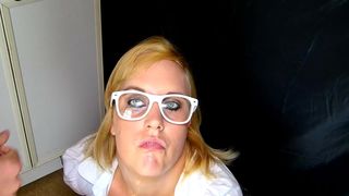 Naughty School Girl Destroys Cock