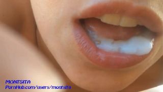 Mouth Full of Cum - Compilation - MONTSITA