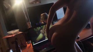 Il Ejac En Mattant Mon Cul En Webcam