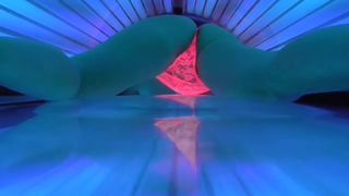 HIDDEN CAM CAUGHT MASTURBATION PUBLIC SOLARIUM HUGE BIG ASS
