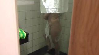 HIDDEN CAM CAUGHT MASTURBATION PUBLIC SHOWER