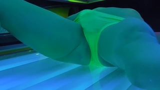 HIDDEN CAM CAUGHT MASTURBATION PUBLIC SOLARIUM HUGE ASS