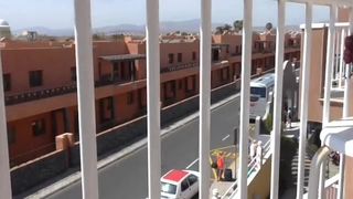 BALCONY MASTRUBATON PUBLIC ORGASM