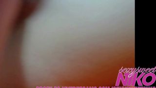 SexySweetNiko - Big Dildo Ride in private premium video