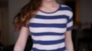 Liz_103 milk drinking close up