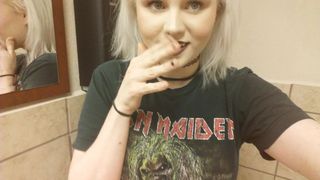 FRISKY BUSINESS- Fingering my Wet Pussy at Work