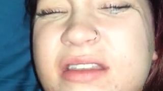 Sammie Louisburg Choked and Fucked after a Sloppy Facefuck
