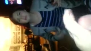 HUGE FACIAL!!! I Caught my Husband Jerking Off. let him use me to Cum on