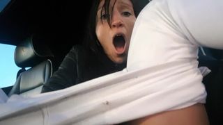 Public Parking Hot Teen want Cum