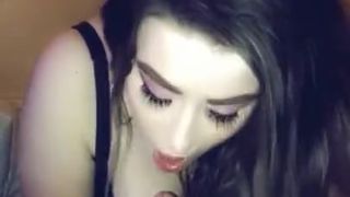 Teen Sucks, Fucks and Tit-fucks Big Dick on Snapchat - Amelia Skye