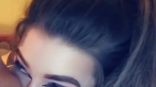 Amelia Skye Fucks and Deepthroats Big Cock and Dildo on Snapchat