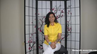 Desperate Indian Secretary wants to Fuck Boss POV in Tamil/English