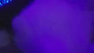 POV Blowjob in Blacklight-Teasing Licking and Choking Tia with Big Cock