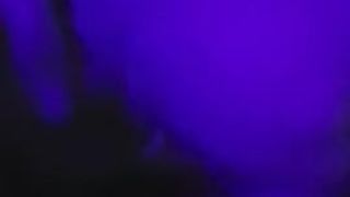 POV Blowjob in Blacklight-Teasing Licking and Choking Tia with Big Cock