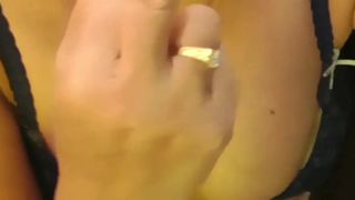 Savycute pinching nipple