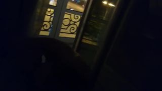 Hotel Slut Sucks Cock at Night