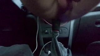 First Time Sex with Gearshift: Guy Anal Car Fuck Quickie