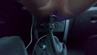 First Time Sex with Gearshift: Guy Anal Car Fuck Quickie