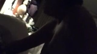 Must Watch Silhouette of Riding Boyfriend Hard in Hotel Loving Loud Orgasm