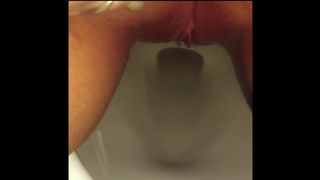 CherrySoda: Bathroom Break - I Masturbate & Toy myself on Toilet. very Wet!