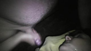 Real Amateur Dogging/ Tia Bell gets Gangbanged, Face and Pussy Creampie