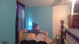 Farrah Valentine Working out