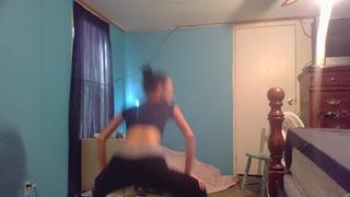 Farrah Valentine Working out