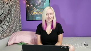 BL Steps up for some Public SPH by a Chubby Blonde Domme