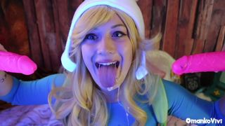 All Gummed up inside TEASER 3 Holes Bukkake Adventure Time Fionna Cosplay
