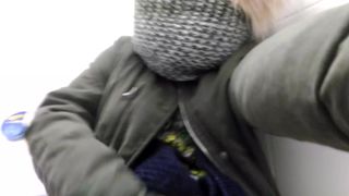 handjob in the toilet