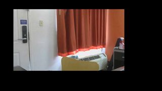 gorgeous blondy hot tits in motel room